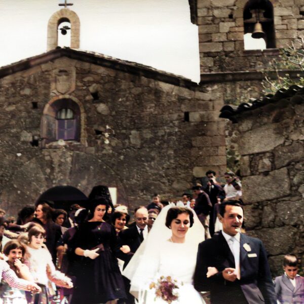 22 abr 1962 Boda de Flori Sanchez y Lorenzo Rodriguez en Valdastillas