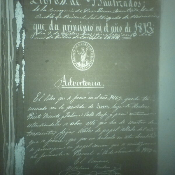 Microfilm en Almendralejo de los libros parroquiales de Piornal