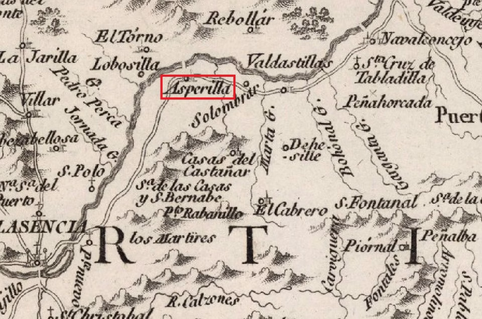 Mapa ubicación Asperilla